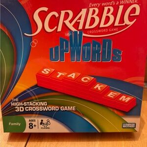 Scrabble Upwords 3D Crossword Game - Red
